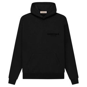 Fear of God Essentials Pullover Hoodie Stretch Limo Black